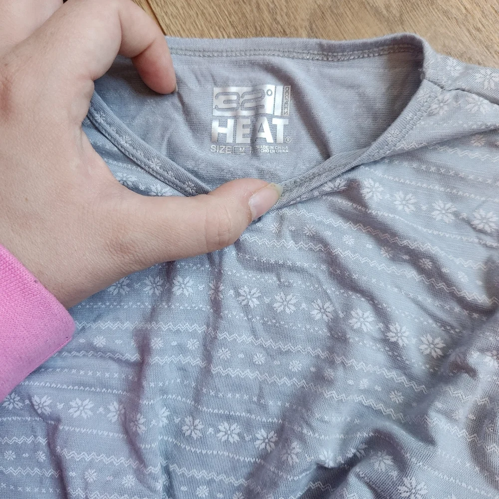 32 Degrees Light Gray Kids Pajama Set